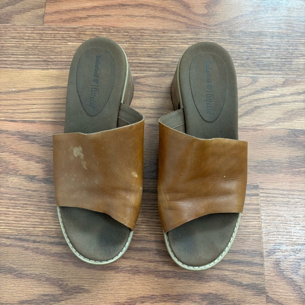 Timberland Laguna Shore leather mule sandals - Picture 2 of 6